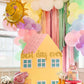 Peppa Pig Birthday Balloon Arch - Pastel Balloon Garland Kit - Ellie's Party Supply