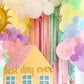 Peppa Pig Birthday Balloon Arch - Pastel Balloon Garland Kit - Ellie's Party Supply