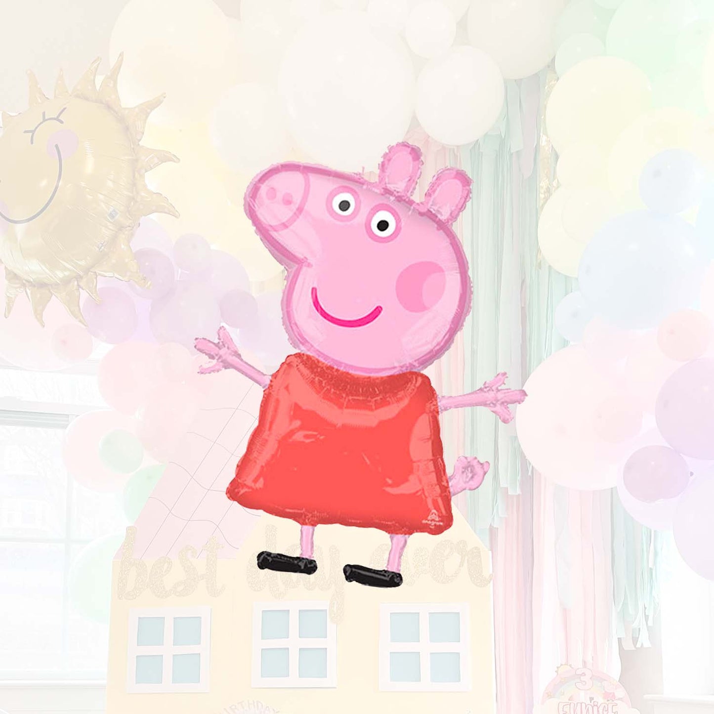 Peppa Pig Mylar Foil Party Balloon (32 In.) from Ellie's Party Supply