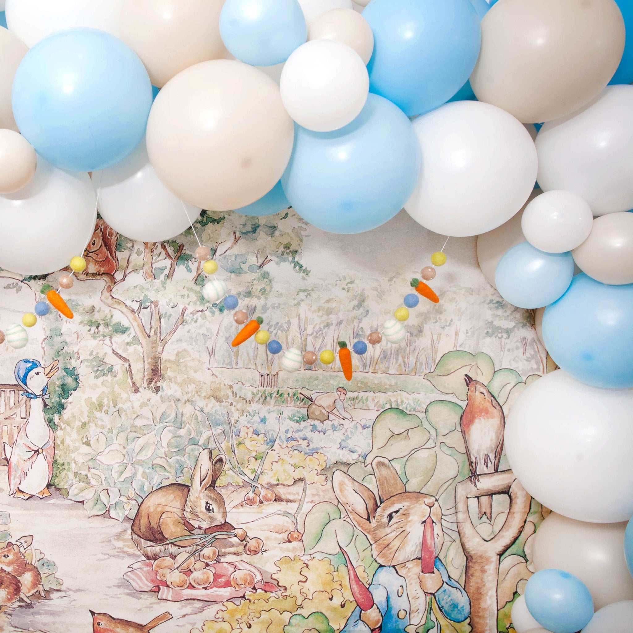 Peter Rabbit Garland Balloon Kit from Ellie's Party Supply