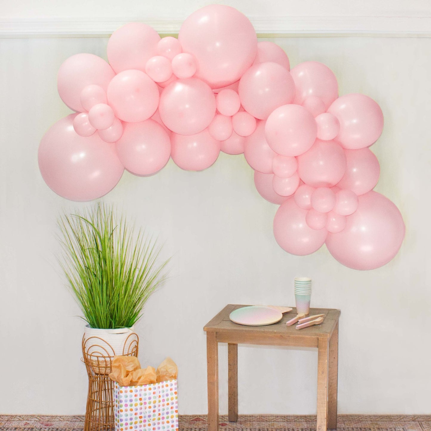 Pink Balloon Garland Kit (5 Feet) - Ellie's Party Supply
