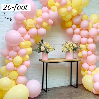 Pink Classic Pooh Balloon Arch - Balloon Garland Kit - Ellie's Party Supply