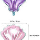 Pink Seashell Mylar Balloons - Sea Shell Foil Balloon (19 inches) - Ellie's Party Supply