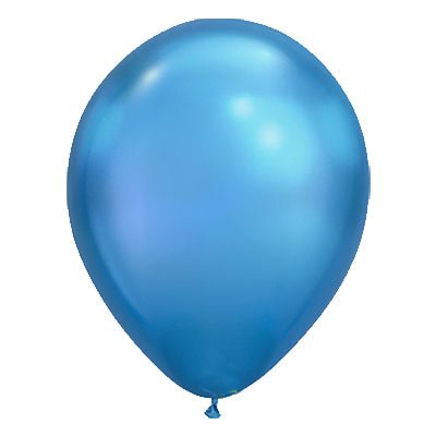 Premium Chrome Blue Latex Balloon Packs (5" and 11”) - Ellie's Party Supply
