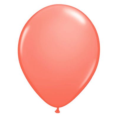 Premium Coral Latex Balloon Packs (5", 11”, 16”, and 36”) - Ellie's Party Supply