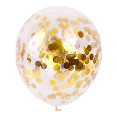 Premium Gold Confetti Latex Balloon Packs (11” and 36”) - Ellie's Party Supply