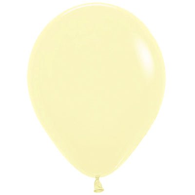 Premium Pastel Yellow Latex Balloon Packs (5", 11”, 16”, 24”, and 36”) - Ellie's Party Supply