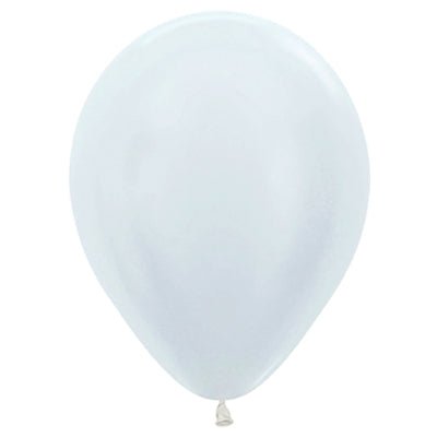 Premium Pearl White Latex Balloon Packs (5", 11”, 16”, 24”, and 36”) - Ellie's Party Supply