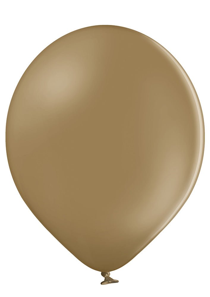 Premium Toasted Almond Latex Balloon Packs (5", 11”, 16”, and 36”) - Ellie's Party Supply