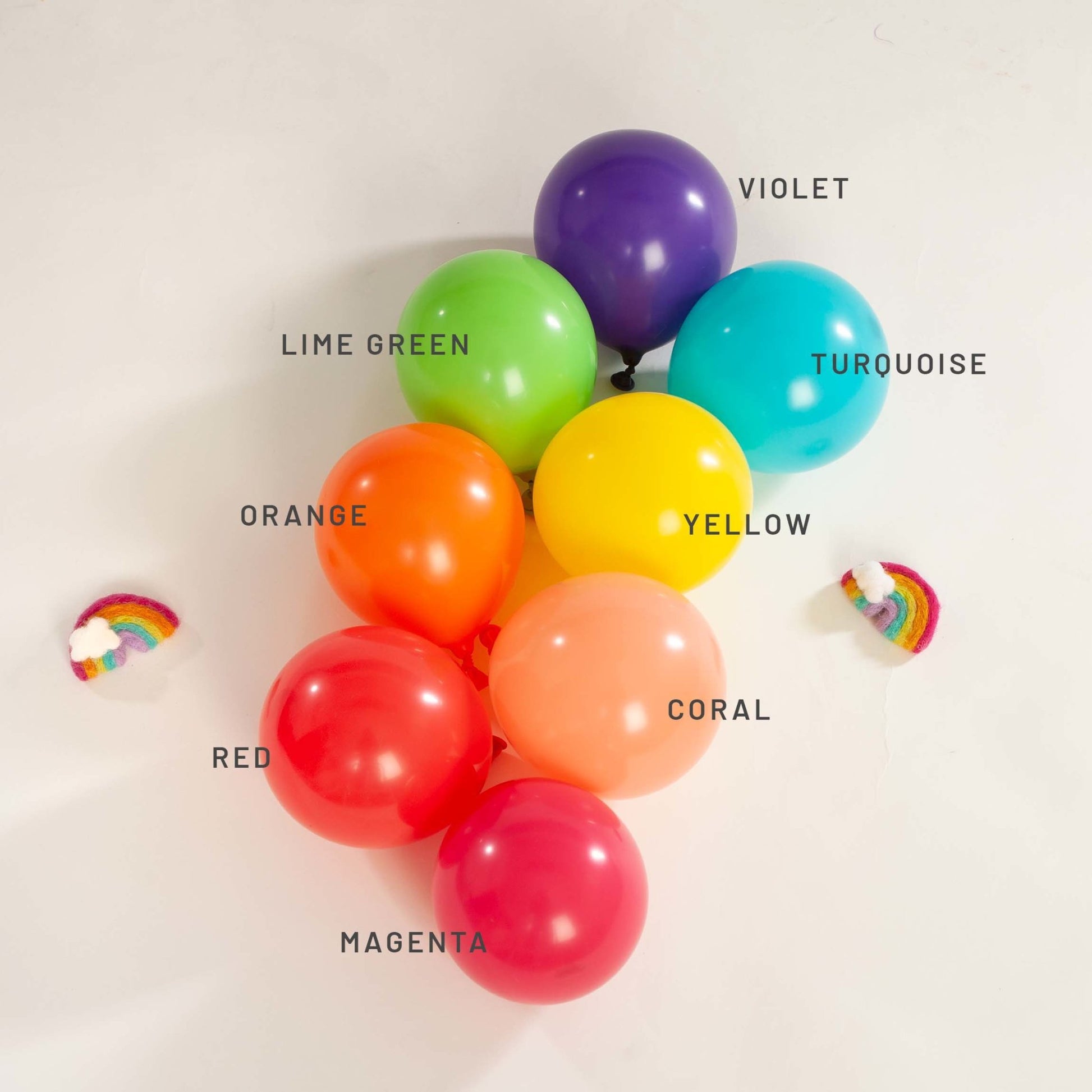 Premium Violet Latex Balloon Packs (5", 11”, 16”, 24”, and 36”) - Ellie's Party Supply