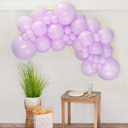 Purple Balloon Garland Kit (5 Feet) - Ellie's Party Supply