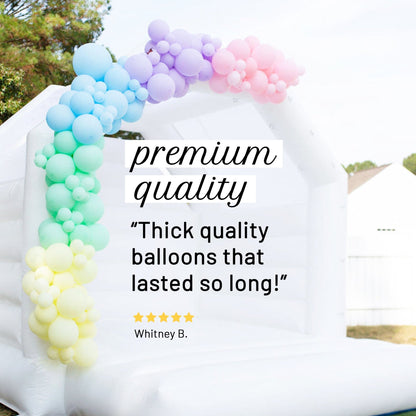 Rainbow Balloon Arch - Pastel Balloon Garland Kit - Ellie's Party Supply