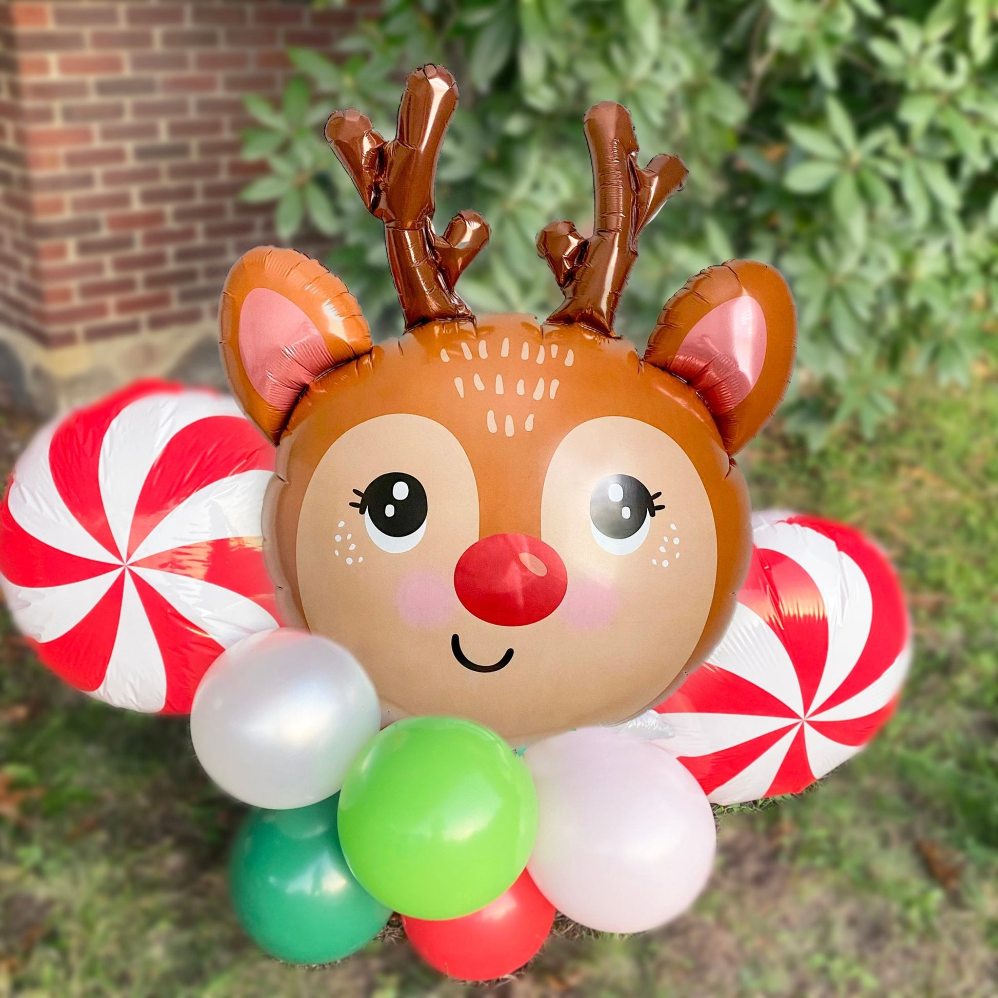 Reindeer Balloon Bouquet Kit - Ellie's Party Supply