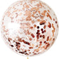Rose Gold 3-foot Giant Metallic Bridal Shower & Birthday Balloons Confetti Balloons - Ellie's Party Supply