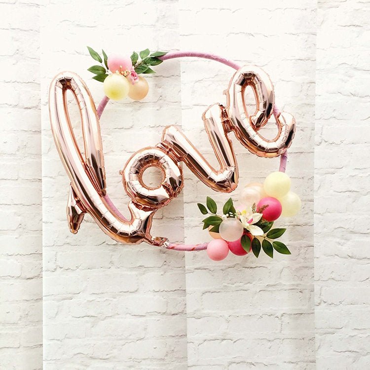 Rose Gold 42 Inch Large Love Balloon from Ellie s Party Supply