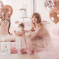 Rose Gold Confetti Balloon Bouquet - Ellie's Party Supply