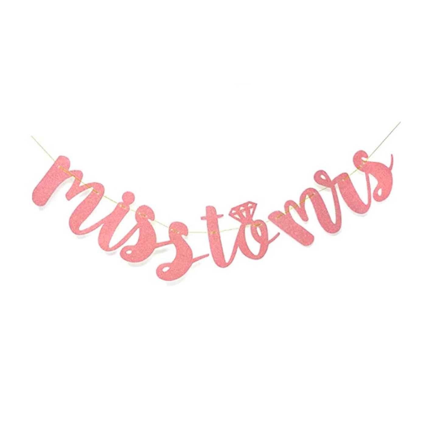 Rose Gold Miss to Mrs Banner Set (3 Meters) - Ellie's Party Supply