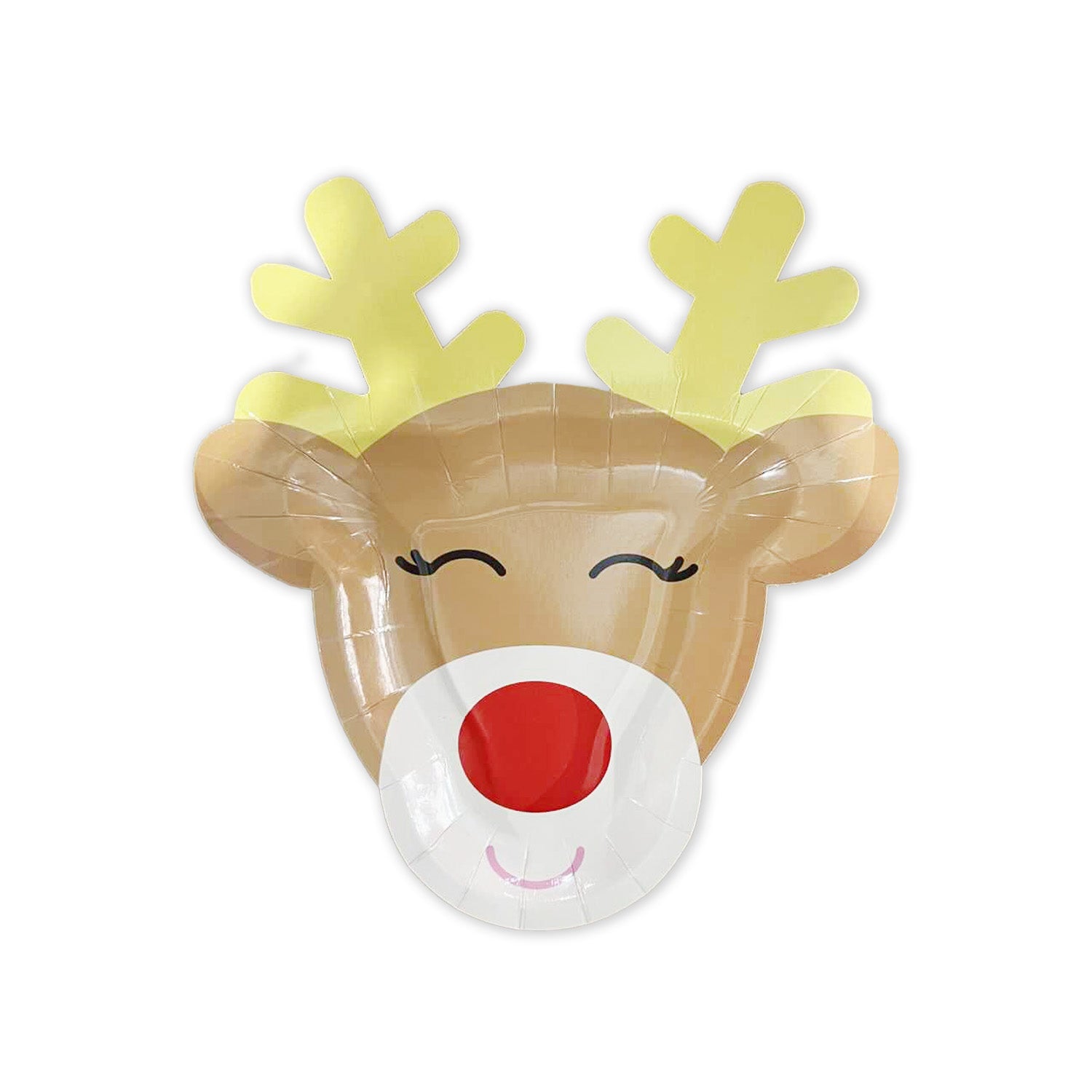 Rudolph the Reindeer Christmas Paper Plates (Set of 8) - Ellie's Party Supply