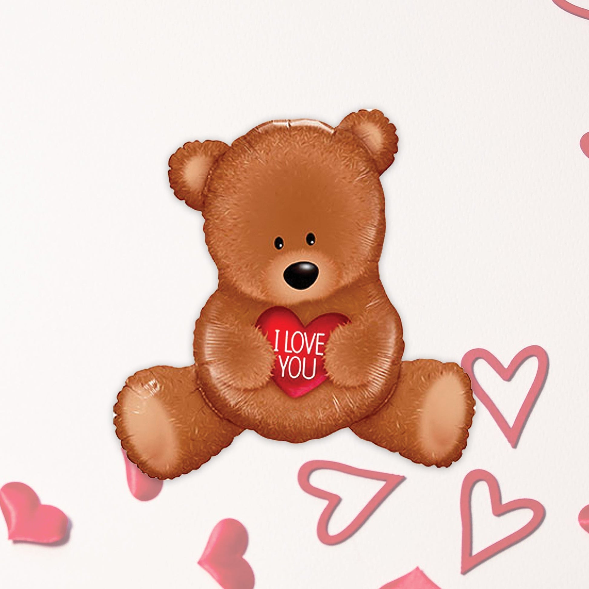 Teddy Bear Mylar Balloon (35 inches) - Ellie's Party Supply