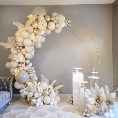 Warm Gray Balloon Garland Kit (5 Feet) - Ellie's Party Supply