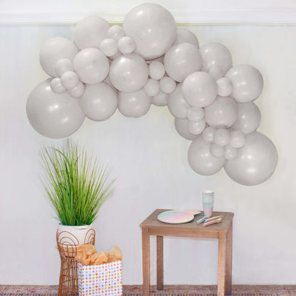 Warm Gray Balloon Garland Kit (5 Feet) - Ellie's Party Supply