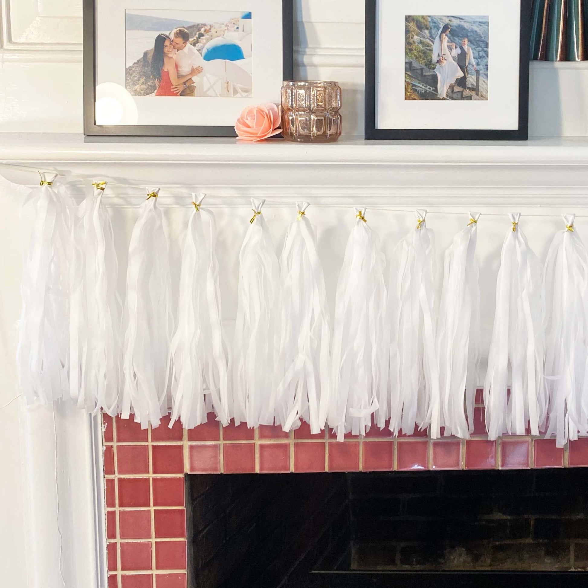 White & Gold Tassel Garland Kit by Paperboy | Michaels