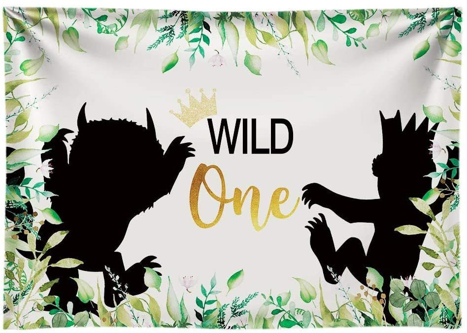 Wild One Wild Thing Birthday Backdrop - Ellie's Party Supply