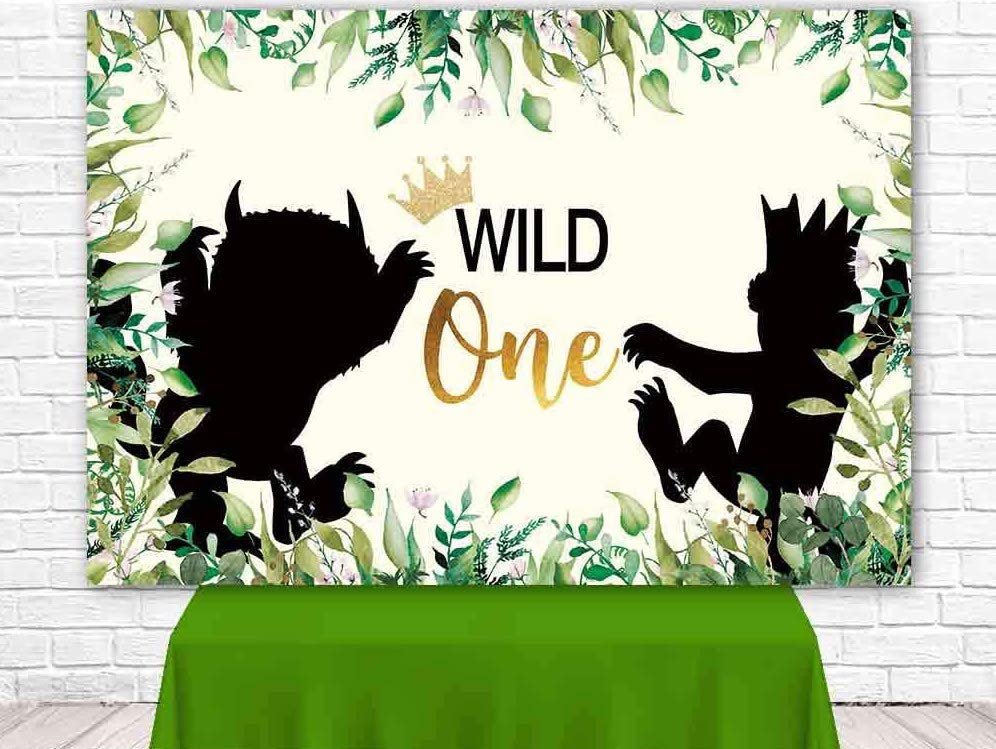 Wild One Wild Thing Birthday Backdrop - Ellie's Party Supply