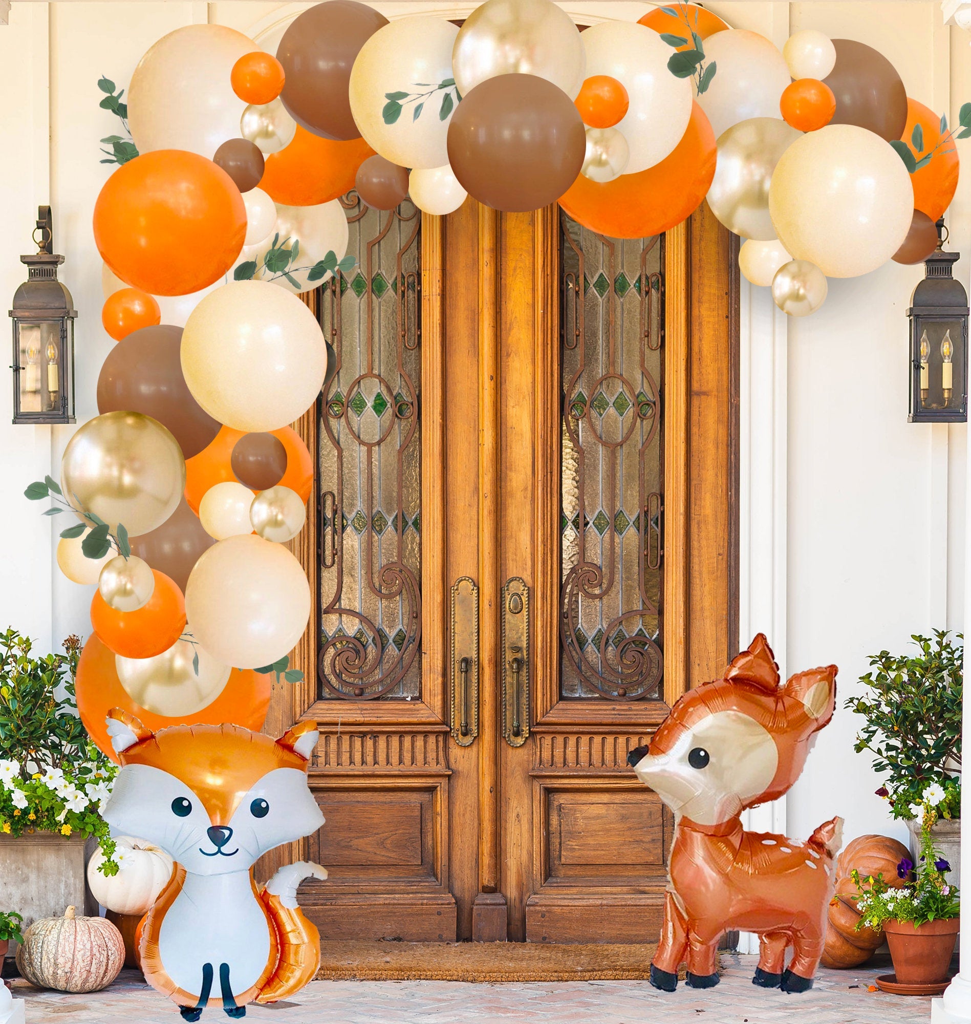 Woodland Fall Balloon Arch - DIY Balloon Garland Kit - Ellie's Party Supply