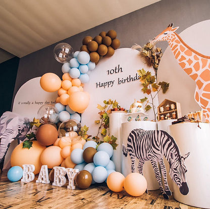 Zoo Safari Balloon Garland Kit - Ellie's Party Supply